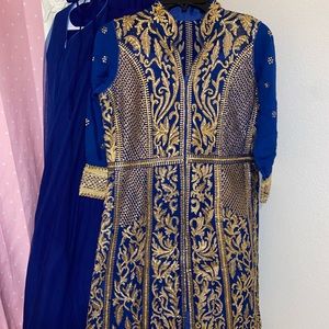 Royal Blue Custom Lehenga